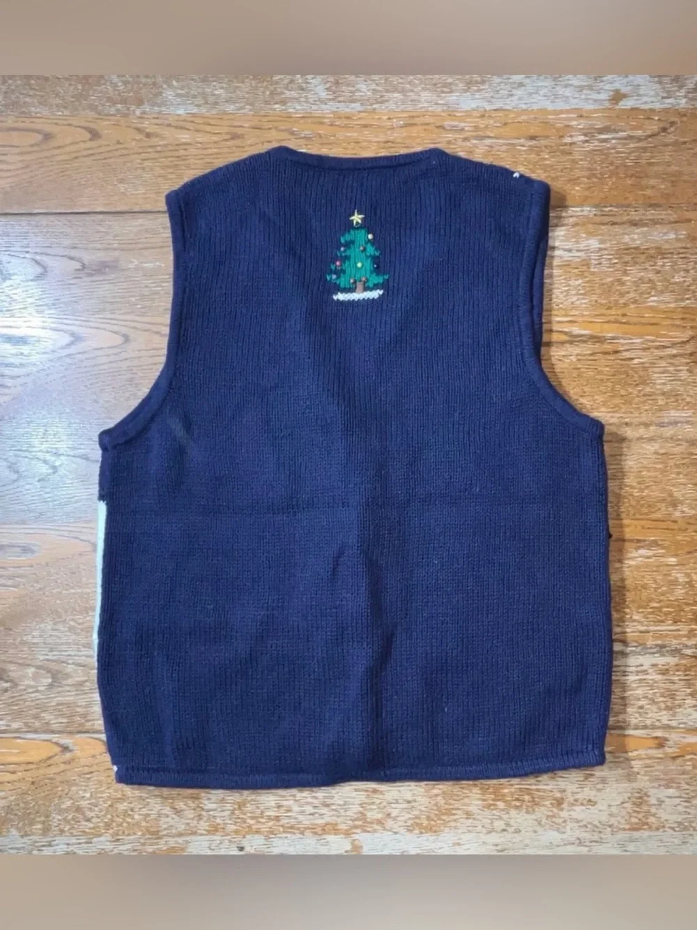 Vintage Bechamel Christmas Sweater Vest Size Medium